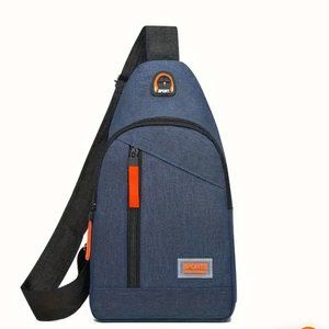 Functional Nylon Chest Bag, Outdoor Sports Travel Sling Bag